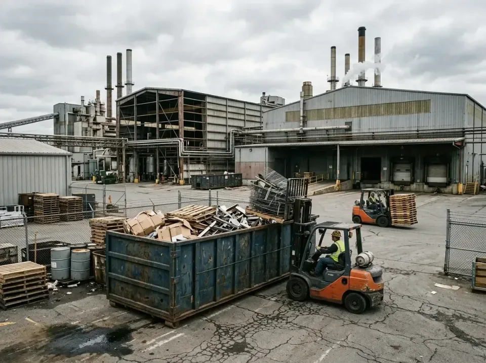 industrial-factory-scrap-conta-003 — frequently asked questions, Cheap Roll-off Dumpster Rentals in Rome, GA